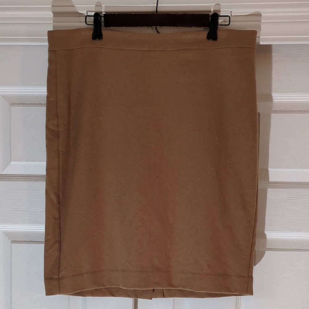 J. Crew Classic Tan Pencil Skirt